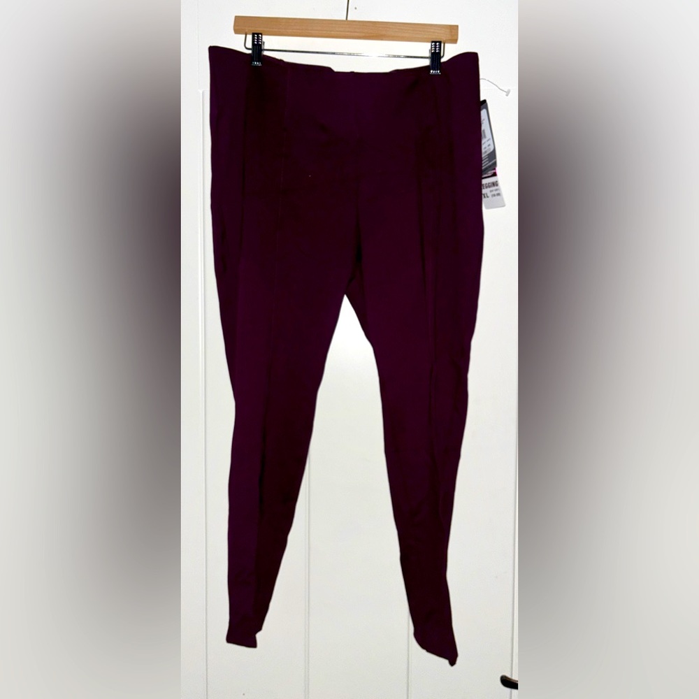 Peter Nygard Luxe Core Flash Ponte Sleek Shaping Legging Women XL NEW Casual